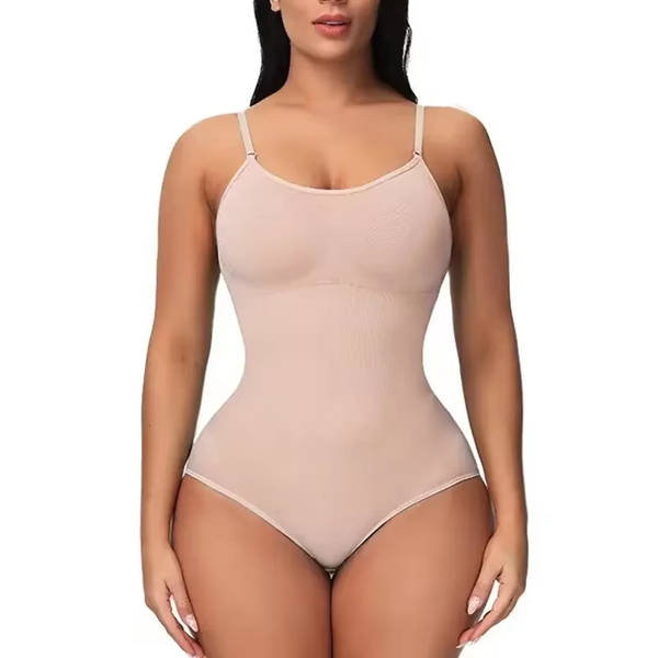 1-Teiliger, Solider, Nahtlos Formender Shapewear-Body, Bauchkontrolle, Po-Lifting, Schlankerer Body Shaper, Damenunterwäsche Und Shapewear