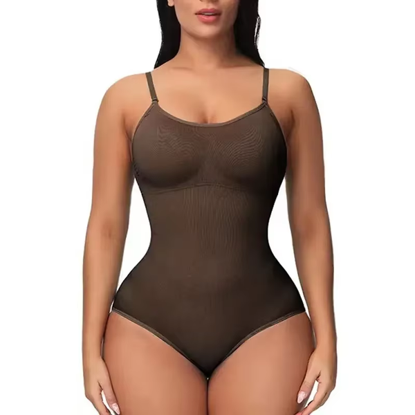 1-Teiliger, Solider, Nahtlos Formender Shapewear-Body, Bauchkontrolle, Po-Lifting, Schlankerer Body Shaper, Damenunterwäsche Und Shapewear