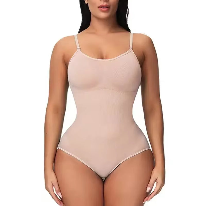 1-Teiliger, Solider, Nahtlos Formender Shapewear-Body, Bauchkontrolle, Po-Lifting, Schlankerer Body Shaper, Damenunterwäsche Und Shapewear